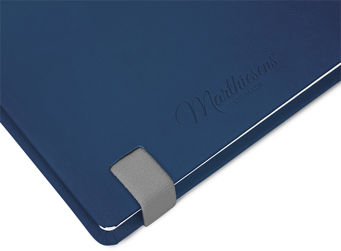 "Purple Navy" - Large mit deinem Umschlagdesign