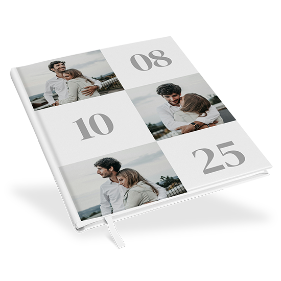 Erinnerungsbuch Hochzeit - Minimalistisch "Oslo" - EBH-25001-M-04