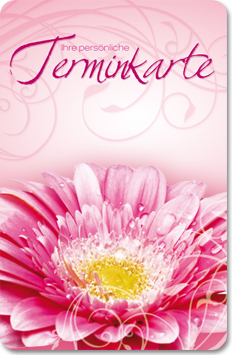 Terminkarte "Gerbera" - 1204010205