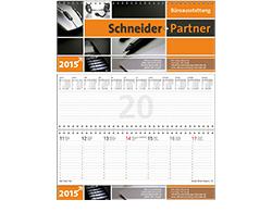Tischquerkalender Business-Premium Softcover - 1612010105