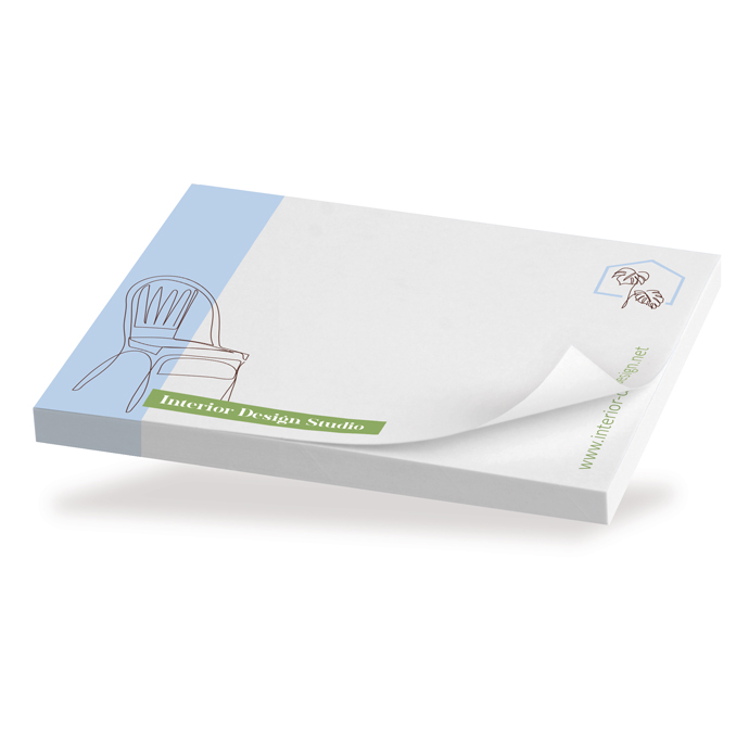Haftnotizen Premium Papier im Format 100 x 72 mm