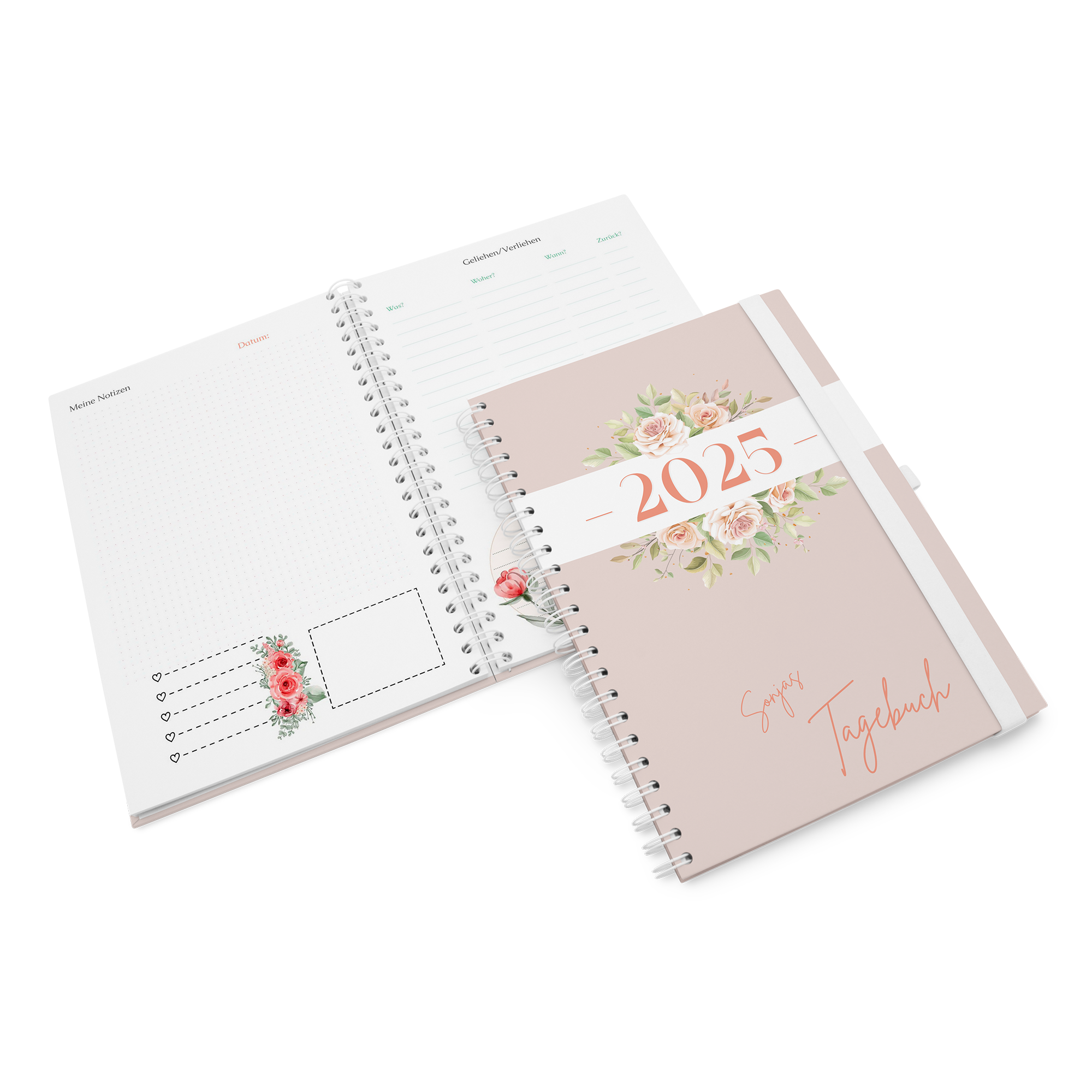 Notizbuch DIN A4 Wire-O personalisiert - 193025