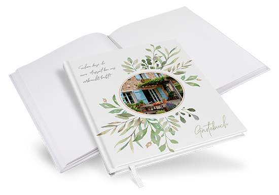 Gästebuch Ferienwohnung - Greenery "eucalyptus crown" - GBF-25001-G-06