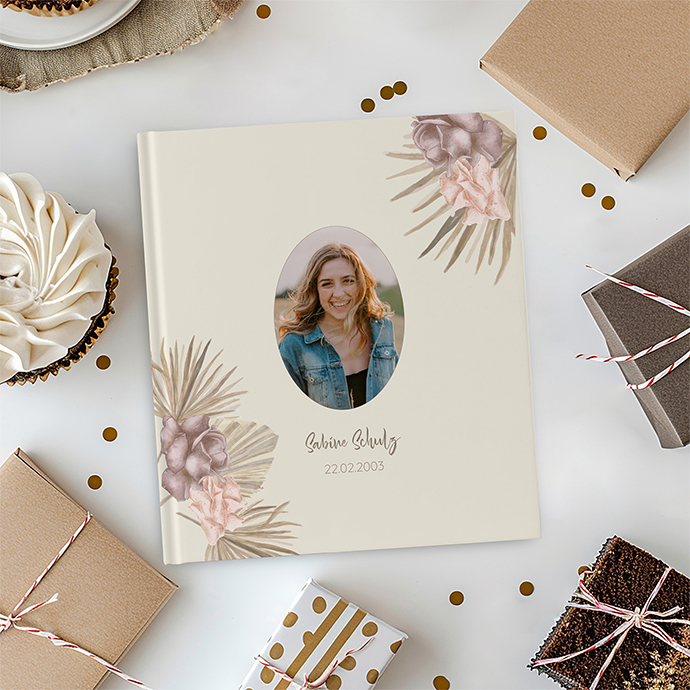 Gästebuch Geburtstag - Boho "Boho Minimal"