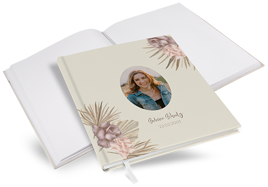 Gästebuch Geburtstag - Boho "Boho Minimal" - GBG-25001-B-03