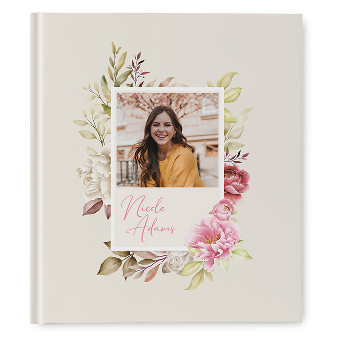 Gästebuch Geburtstag - Floral "Peony Bloom"