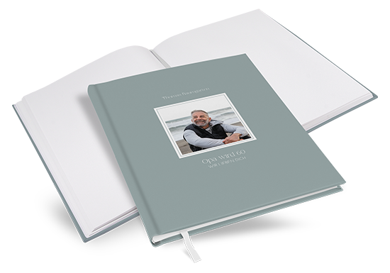 Gästebuch Geburtstag - Minimalistisch "Nordic Shore" - GBG-25001-M-09