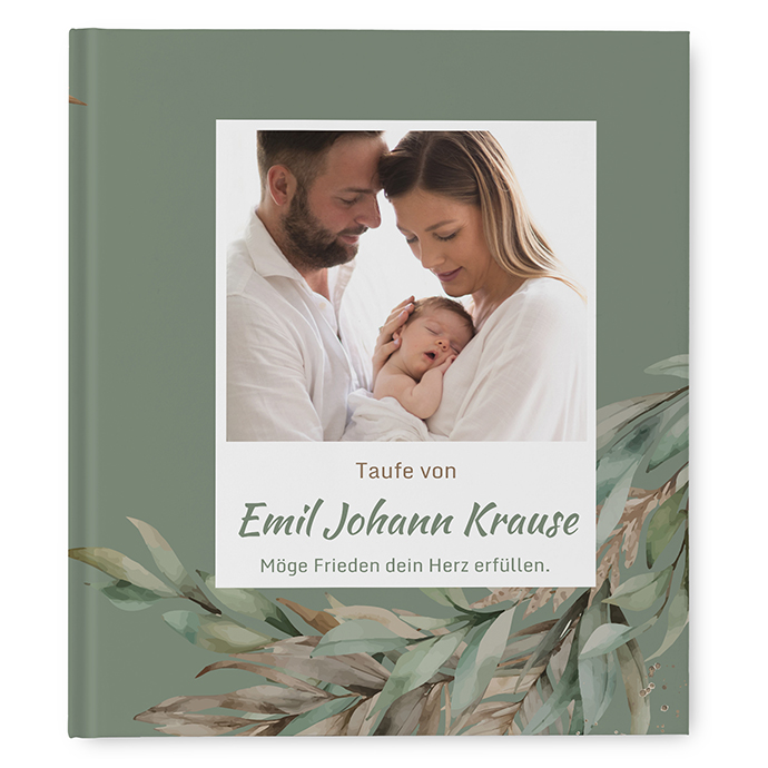 Gästebuch Taufe - Boho "Rooted Together"