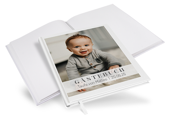 Gästebuch Taufe - Minimalistisch "Oslo" - GBT-25001-M-04