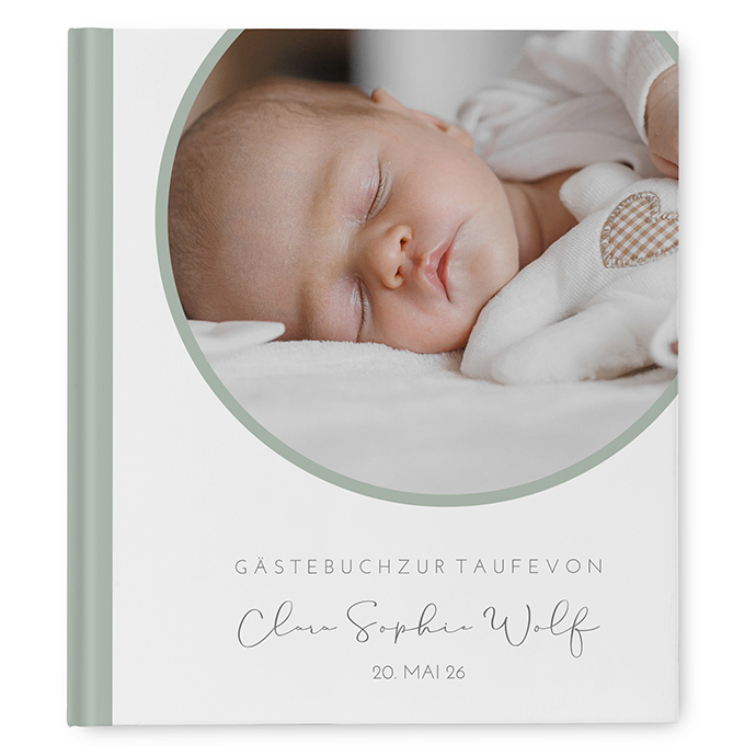 Gästebuch Taufe - Minimalistisch "Florence"
