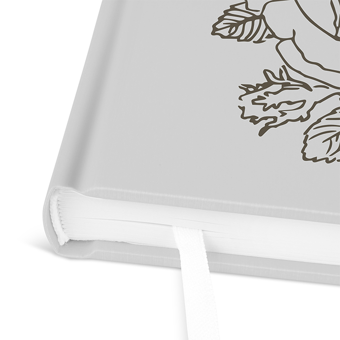 Gästebuch Taufe Vintage 'Petal Bird'