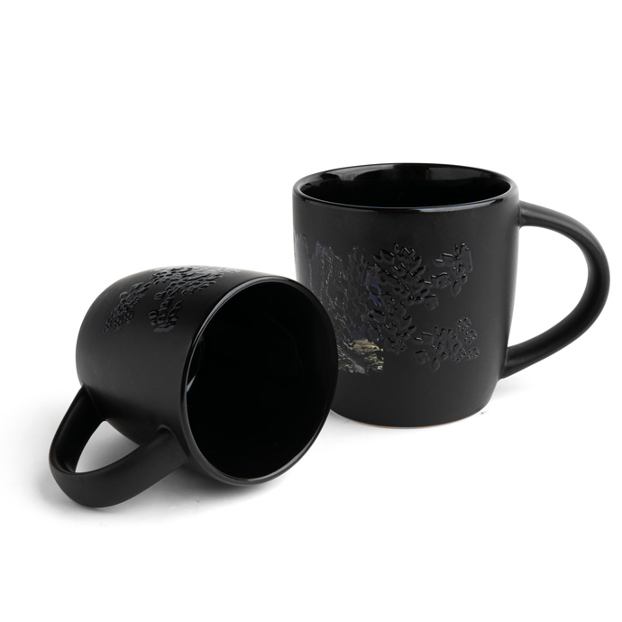Tasse mit 3D-Relieflack